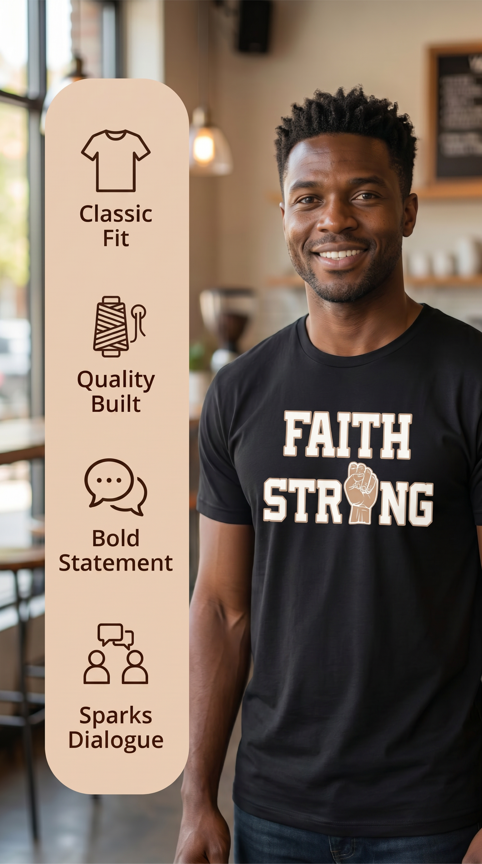 Faith Strong Short Sleeve Tee