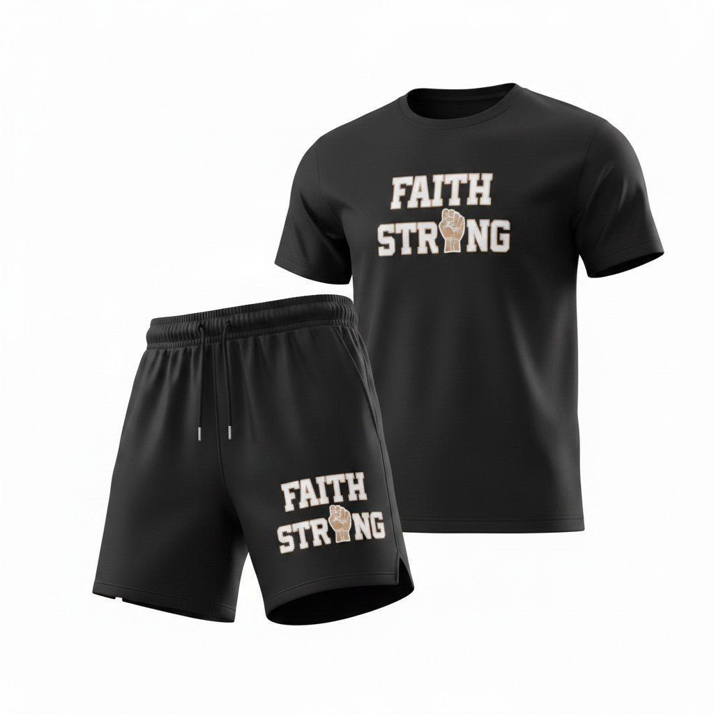 Faith Strong 2 Pc Short Set