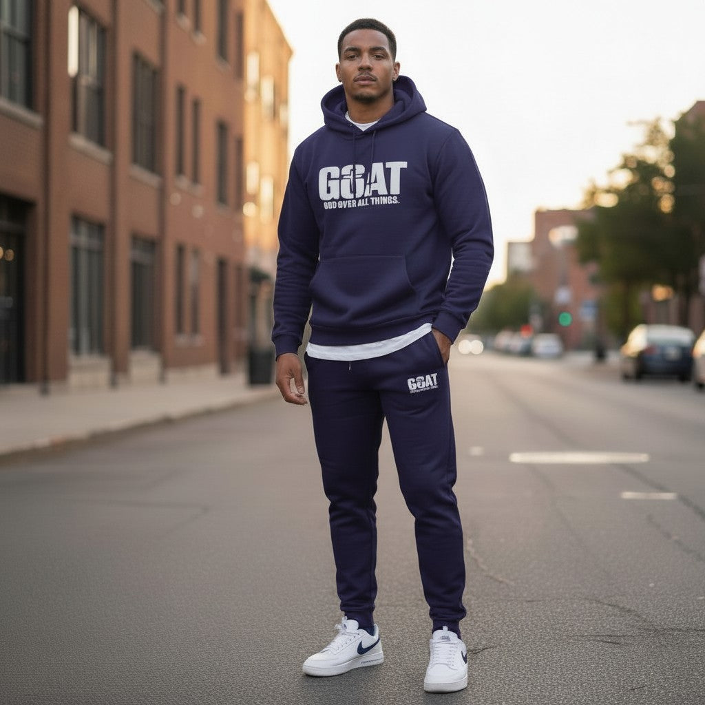 GOAT Hooded 2 Pc Sweatsuit