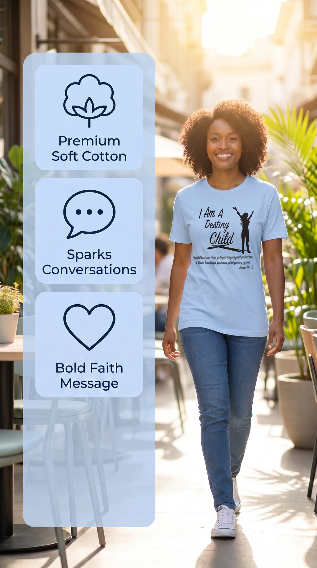 Ladies I Am A Destiny Child Short Sleeve Tee
