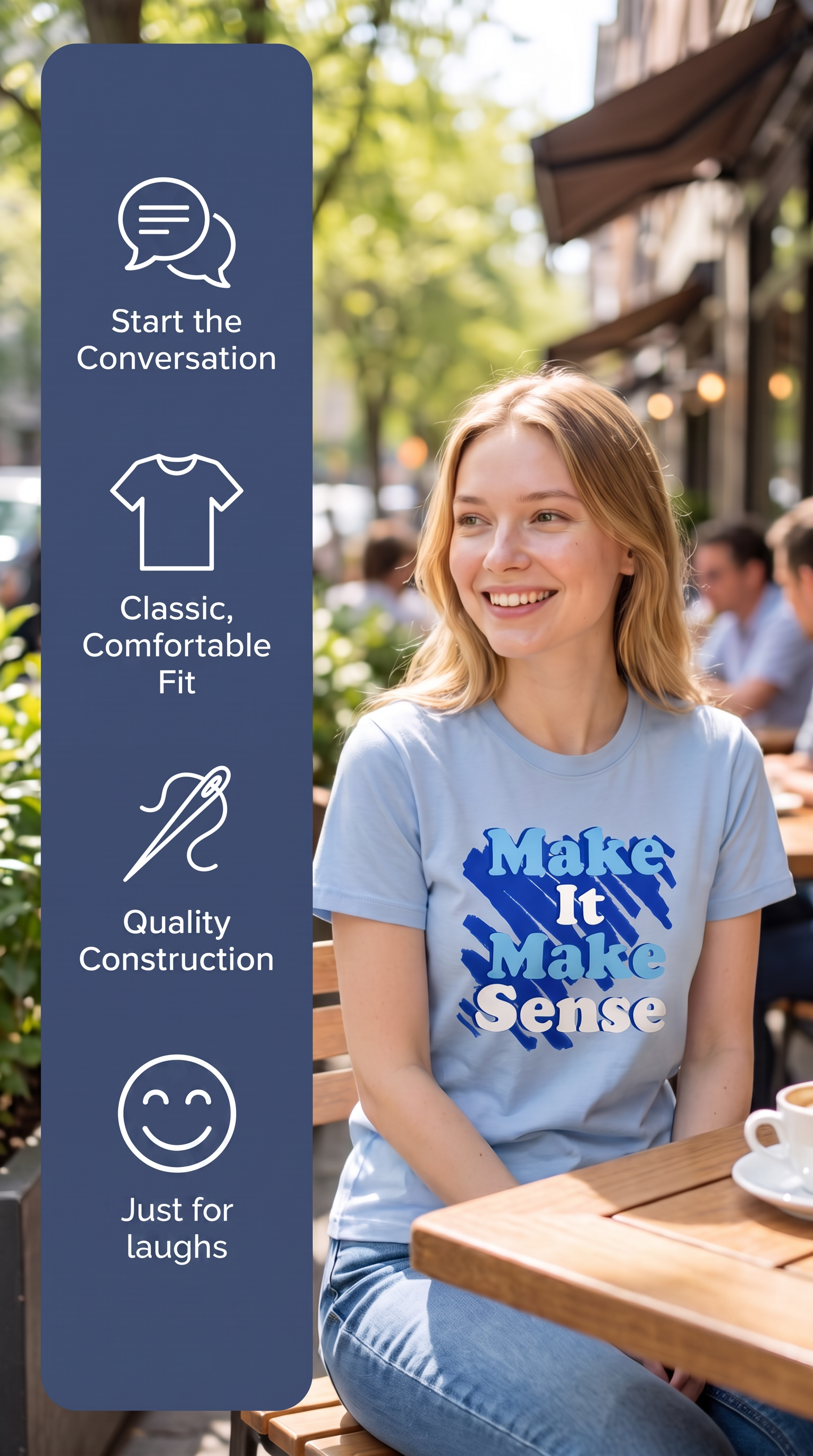 Make It Make Sense Short Sleeve Tee