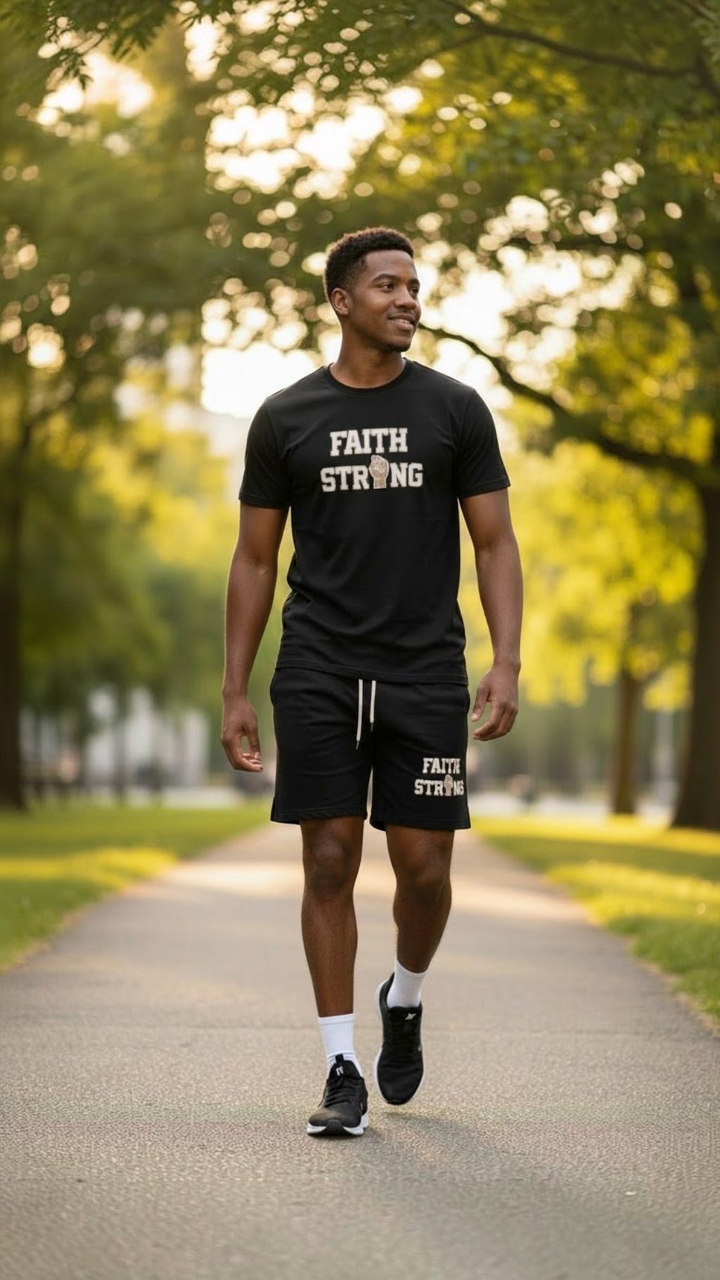 Faith Strong 2 Pc Short Set