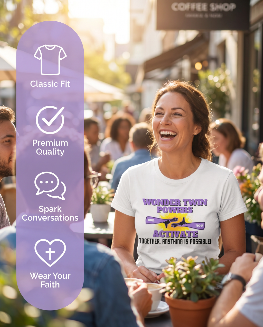 Wonder Twin Powers Short Sleeve Tee